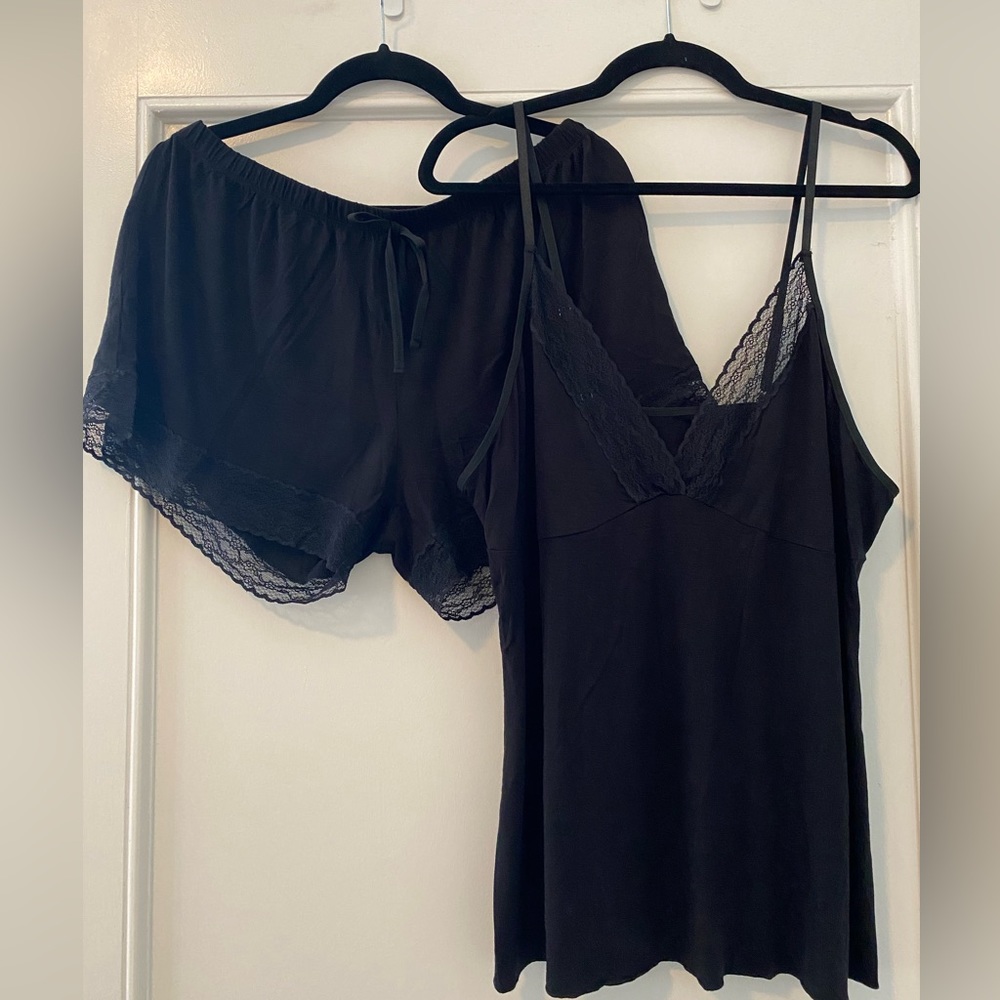 NWOT - Super-soft Lace-Trim Lounge Set - 1X